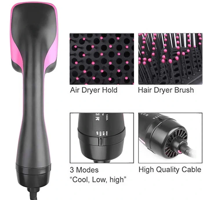 Beauty Salon One-Step Hair Dryer Volumizer 3-in-1 Upgrade Air Rotating Styler Ehot Selling Professional Fast Hair Beauty Brush Electric Blow Dryers Brush