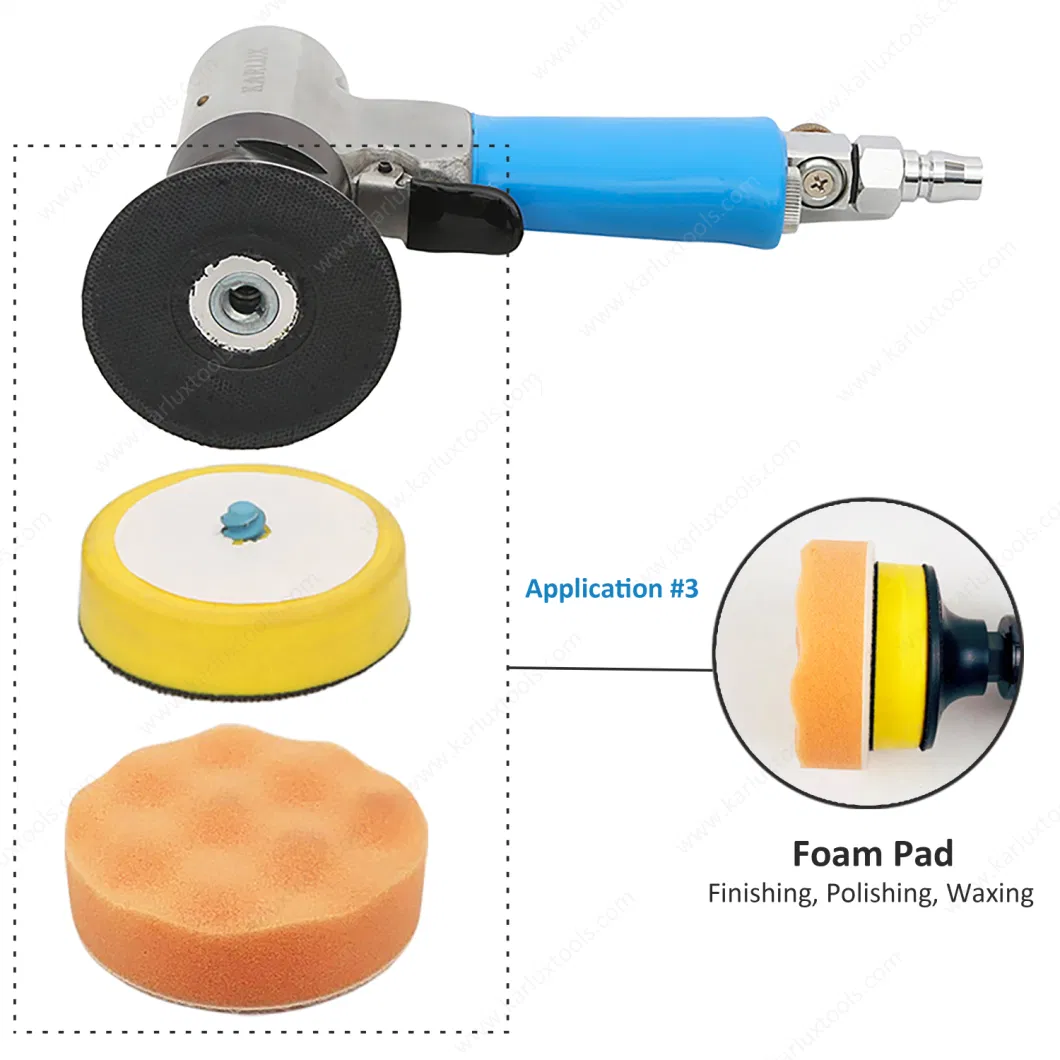 7403 Air Power Polishing Tool in Rotary Pneumatic Sander